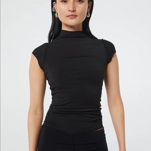 The Line by K Reese Mock Neck Top